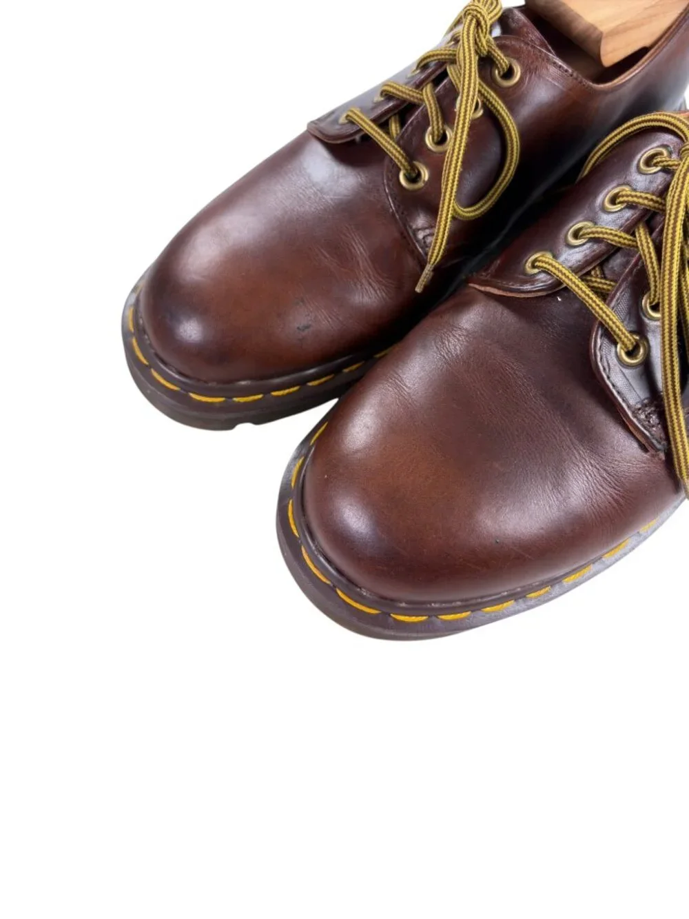 Vintage Dr Martens 1561 Oxford Shoes Mens UK 7 US 8 Brown Leather Made England